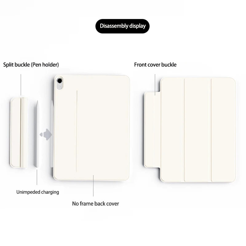 Magnetic Smart Folio para Ipad Pro Suporte para Tablet Clipe de Proteção Air Smart Cover 10th 10.9 Film 2023 m2 12.9 Film - Imagem 2