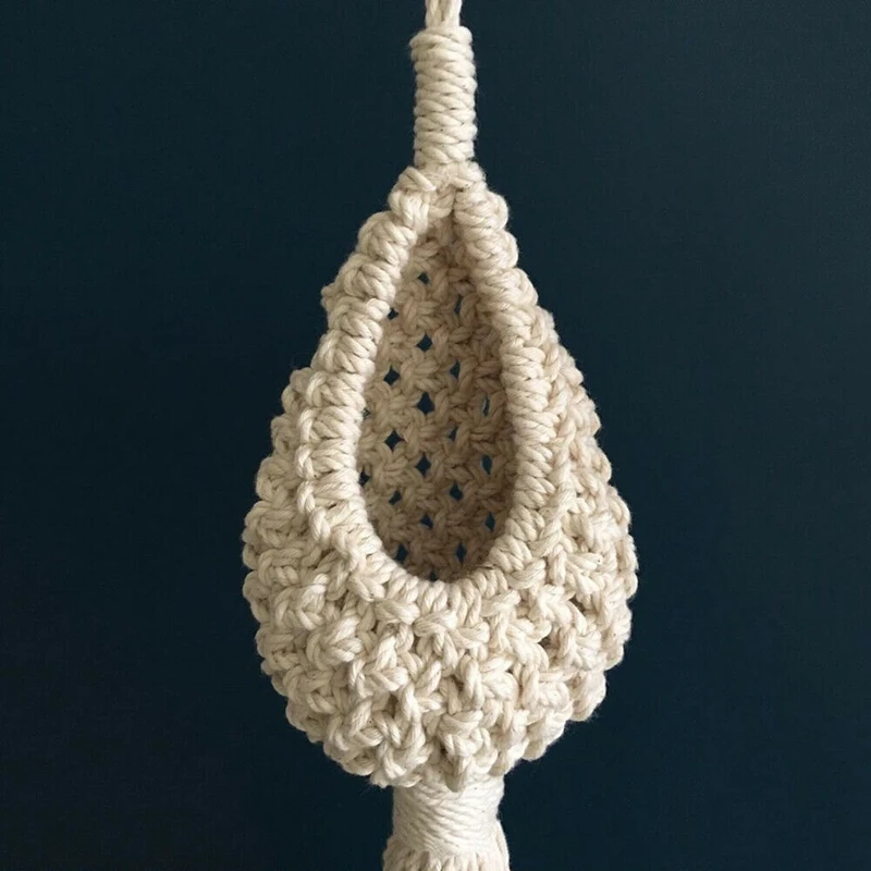 Handcrafted Boho Macrame Air Plant Hanger