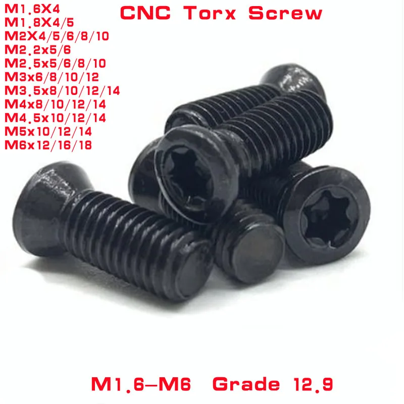 LOT OF 20 TORX SCREWS WIDIA M2.5X6mm SCREW FOR INDEXABLE INSERT 