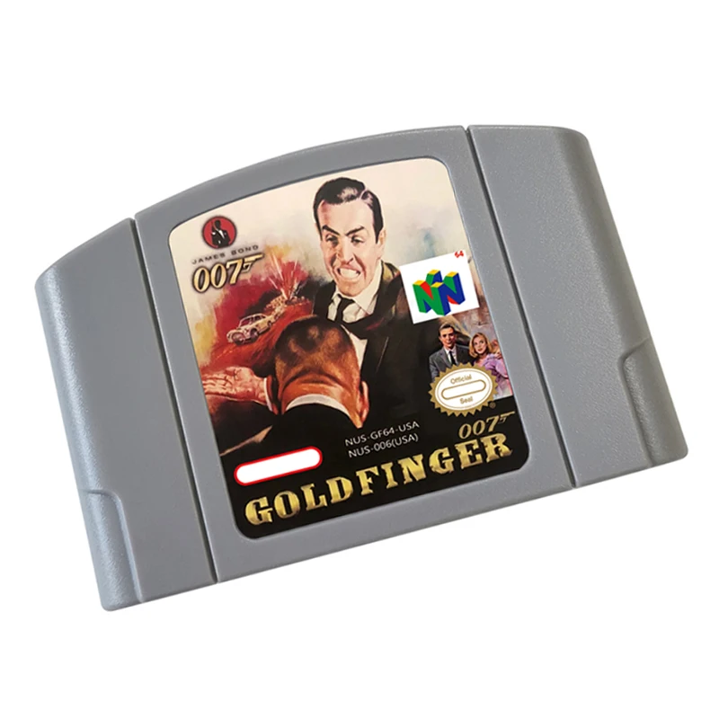 Game Cartridge For Goldfinger_N64 Game Cartridge Compatible Fond memories of childhood