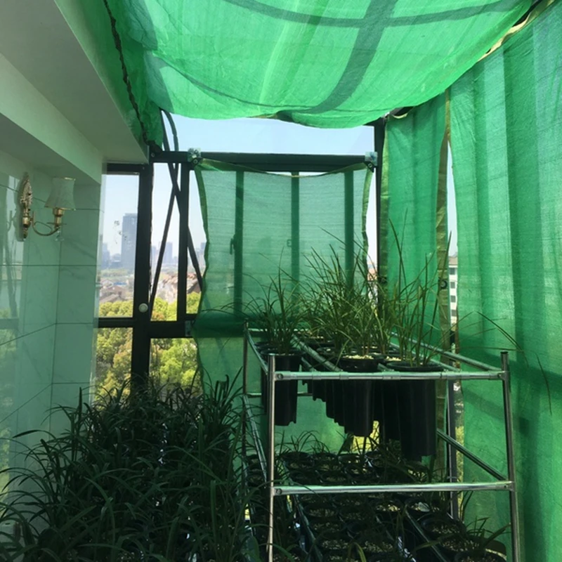3/6/12Pin Anpassbare Grüne Sonnenschutz Net Landwirtschaft Gewächshaus Abdeckung Mesh Garten Anti-UV Schattierung Baldachin Outdoor sonnenschutz – Detail 15