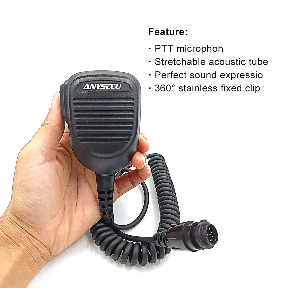 W7plus 10Pin Microphone for Inrico TM-7PLUS 4G Network Radio