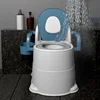Removable Elderly Commode Chair, Anti-Odor Portable Toilet, Household Bedside Restroom,  Mobile Seat, Flexible Restroom Chair 2