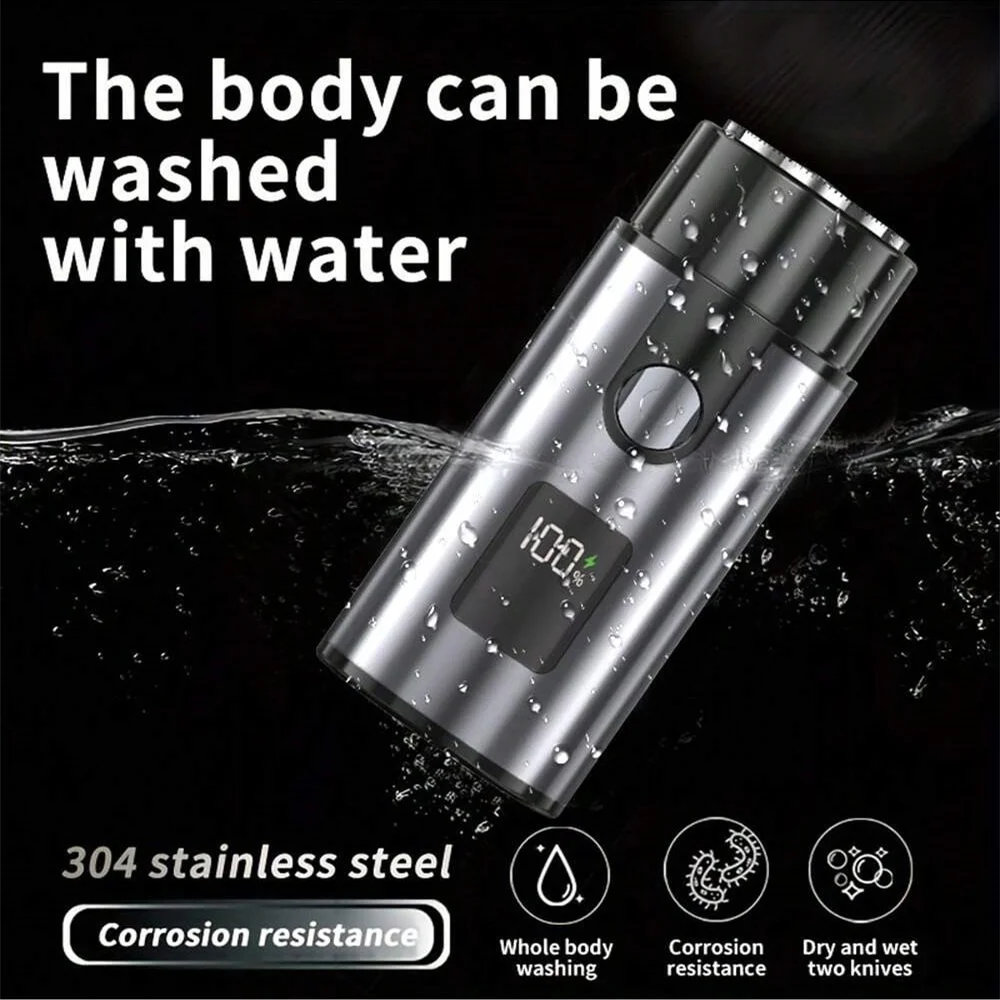 Portable digital display shaver Rechargeable home metal electric shaver razors