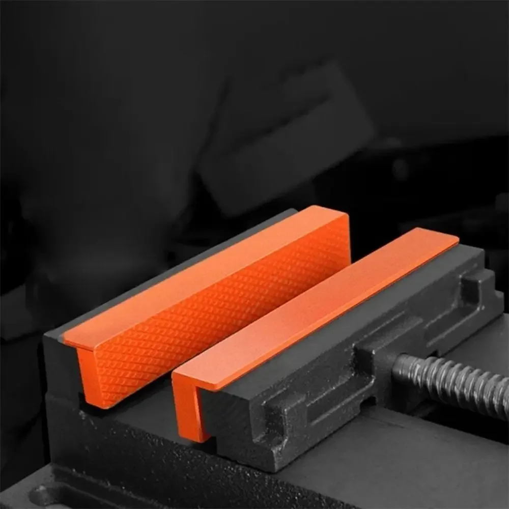 Nylon Vise Protection Strip Soft Jaws Magnetic Design Vise Jaw Rubber Multi-Grooved 4/5/6 Inch Bench Machine Tools Machine Tools