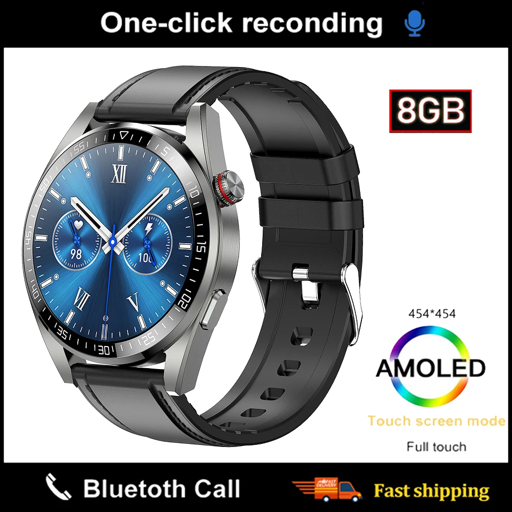 Reloj Inteligente Hombre, Pantalla AMOLED - 454 X 454 Px - Smartwatch Con  Bluetooth, Llamadas Locales, Música Auriculares, Android, Novedad 2022 -  SMART HOME