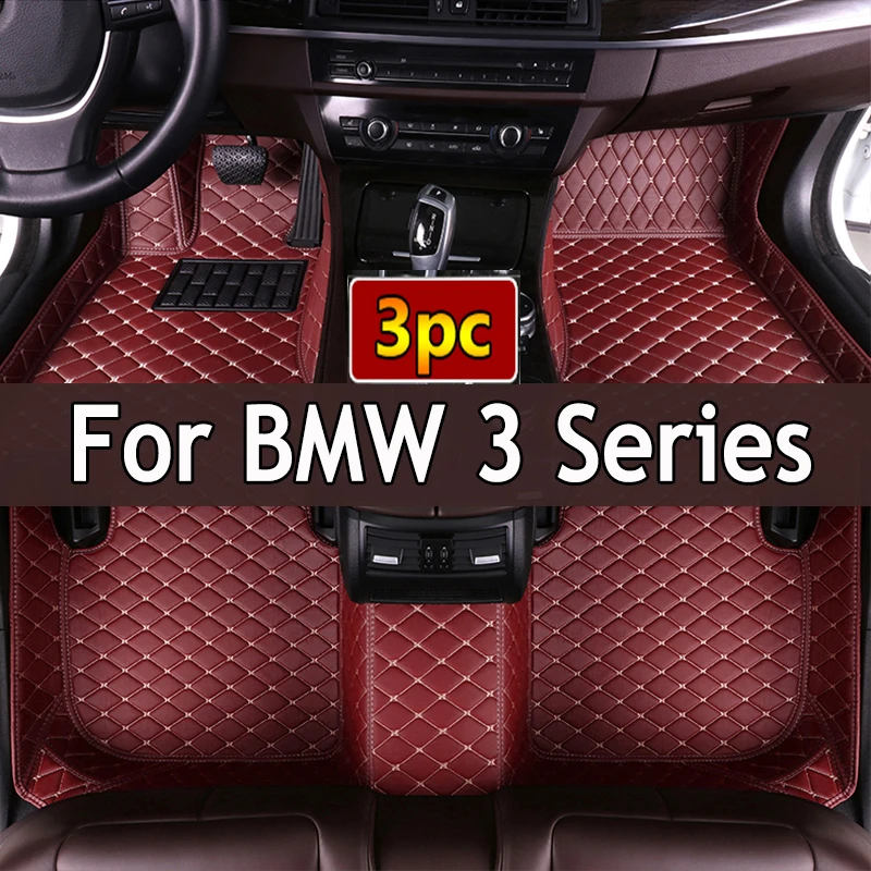 

Car Floor Mats For BMW 3 Series GT Gran Turismo F34 2013~2018 Protective Pad Mat Luxury Leather Rug Carpets Set Car Accessories