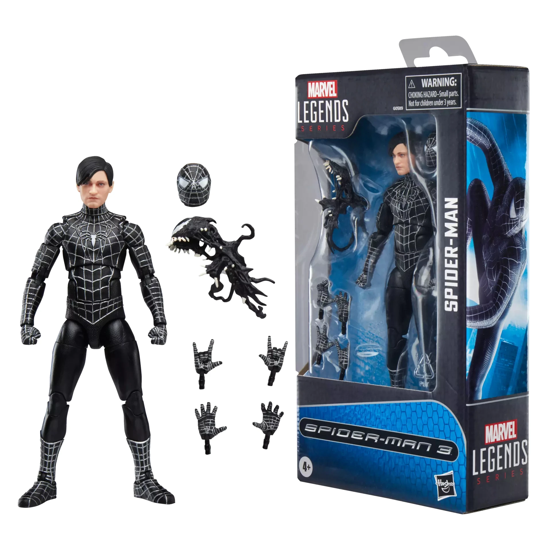 Hasbro Marvel Legends Series Spider-Man, Spider-Man 3 6-INCH