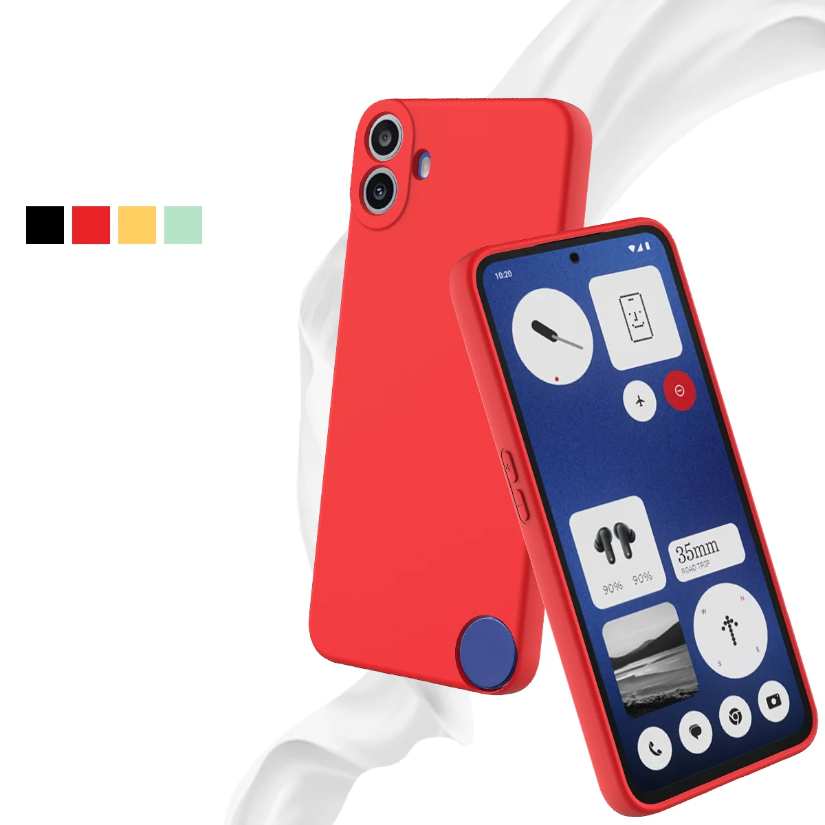 Premium Liquid Silicone Soft Back Protective Case