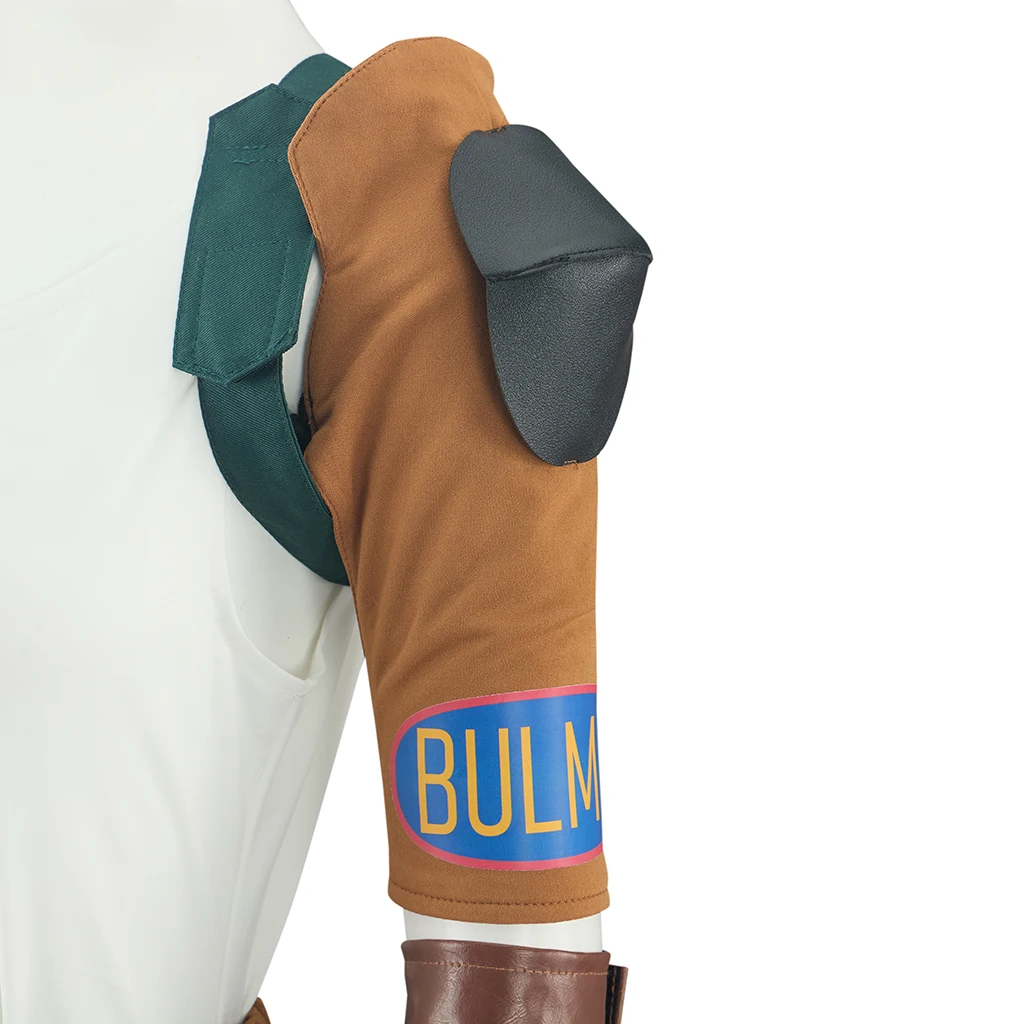 Dragon Ball Bulma Scientist Cosplay Costume for Women (Unofficial)