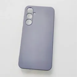 Premium Soft Touch Silicone Shockproof Case - High Quality Protection for Galaxy S24 Plus (Gray)