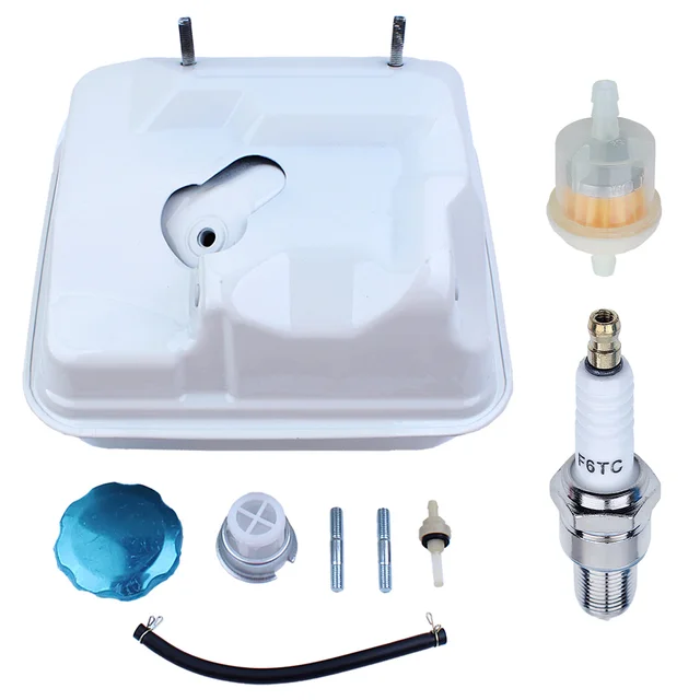 Serbatoio Carburante Con Rubinetto Per Motori Benzina - Ricambio Per Decespugliatori E Rasaerba