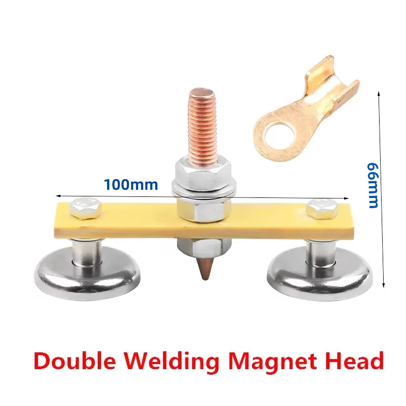 1PCS Strong Magnetic Ground Iron Welding Machine Magnet Strong Fixed Ground Head 4