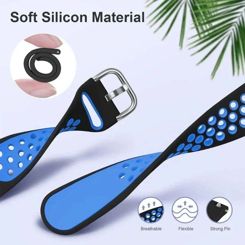 Breathable Sports Soft Silicone Strap – Premium Wristband Accessory
