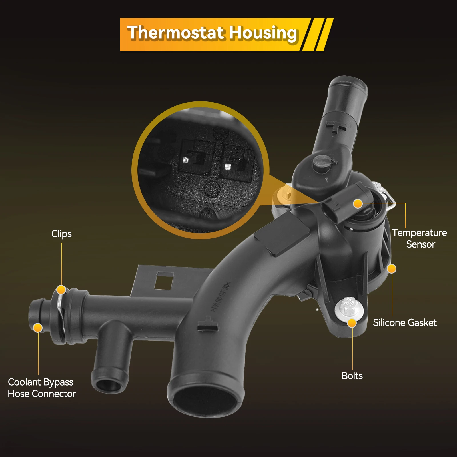 25193922 COOLANT FLANGE WATER OUTLET HOUSING FOR OPEL VAUXHALL