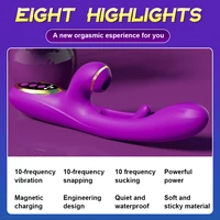 Tapping Flapping Vagina Vibrator für Frauen Clit Sucker Kaninchen Saugen G-Punkt Vibrator Weiblicher Masturbator Sexspielzeug für Frau 4