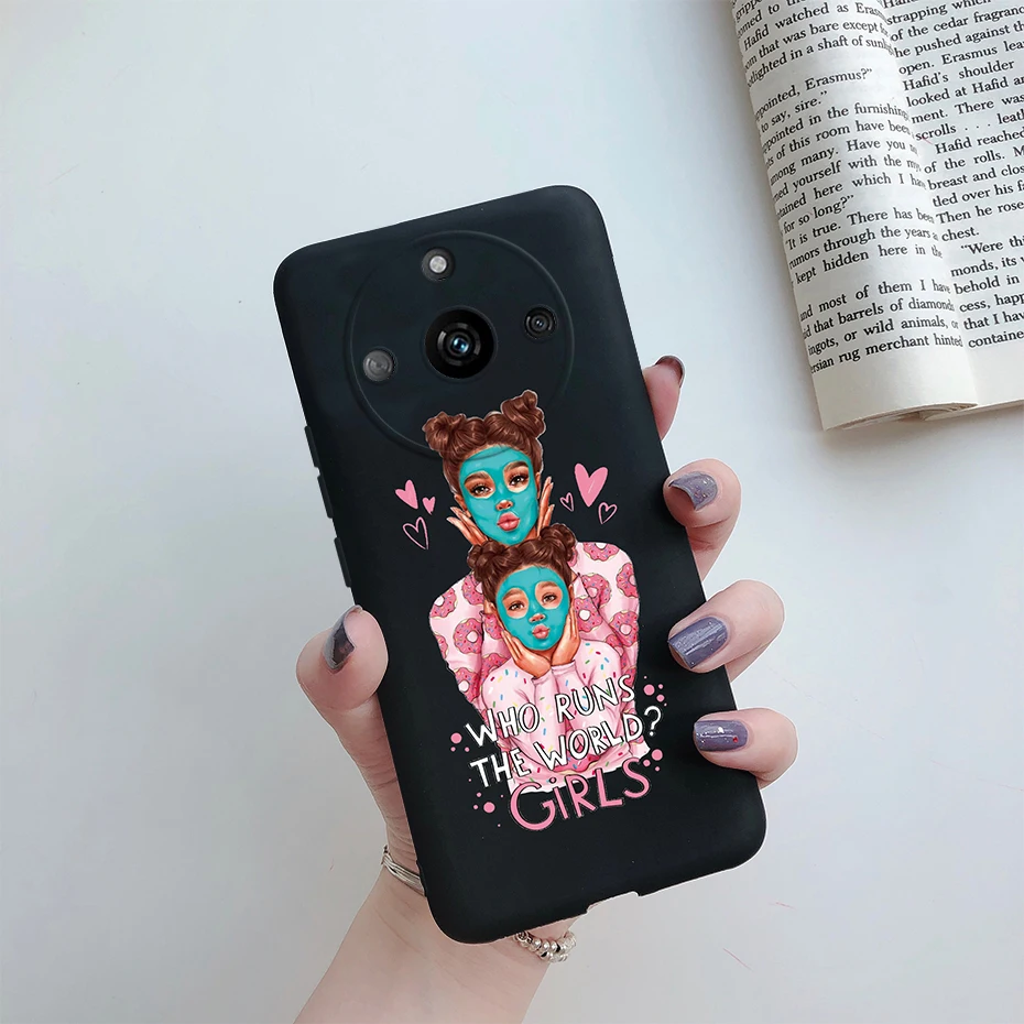 Stylish Pretty Girl Soft TPU Phone Case - Realme 11 Pro+ Collection
