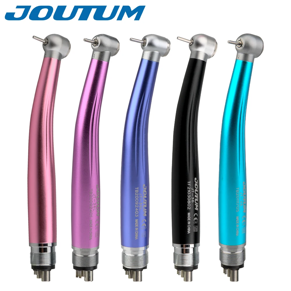 Handpiece Dental JoyDental High Speed LED Handpiece | Fiber Optic Push Button, 280,000-350,000 RPM Wireless Dental Headlight
