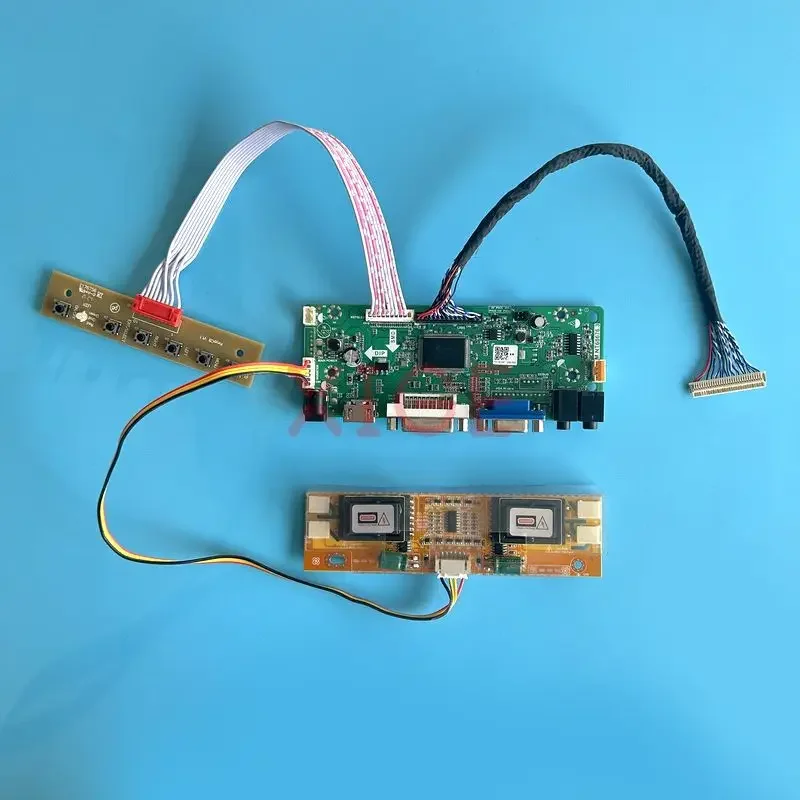 

MNT68676 Driver Controller Board Fit LTM201UX-L01 M201UN04 V0 1600*1200 VGA DVI Monitor 4CCFL HDMI-Compatible Kit DIY 30Pin LVDS