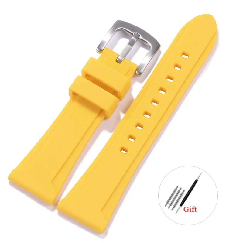 Premium Silicone Sports Watch Strap – Vibrant Multicolor Collection