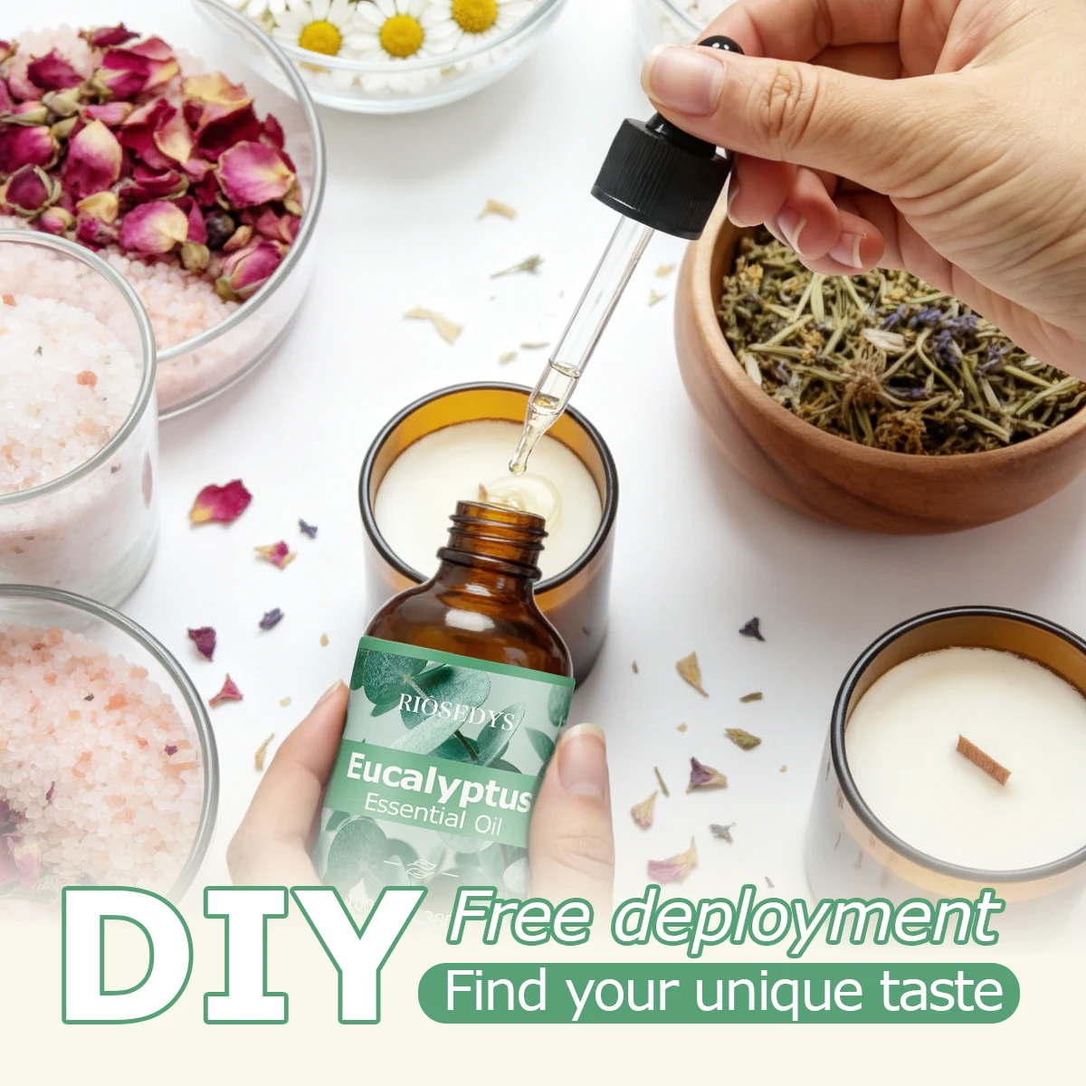 Eucalyptus Fresh Herbal Fragrance Oil for Diffusers, DIY Crafts & Aromatherapy