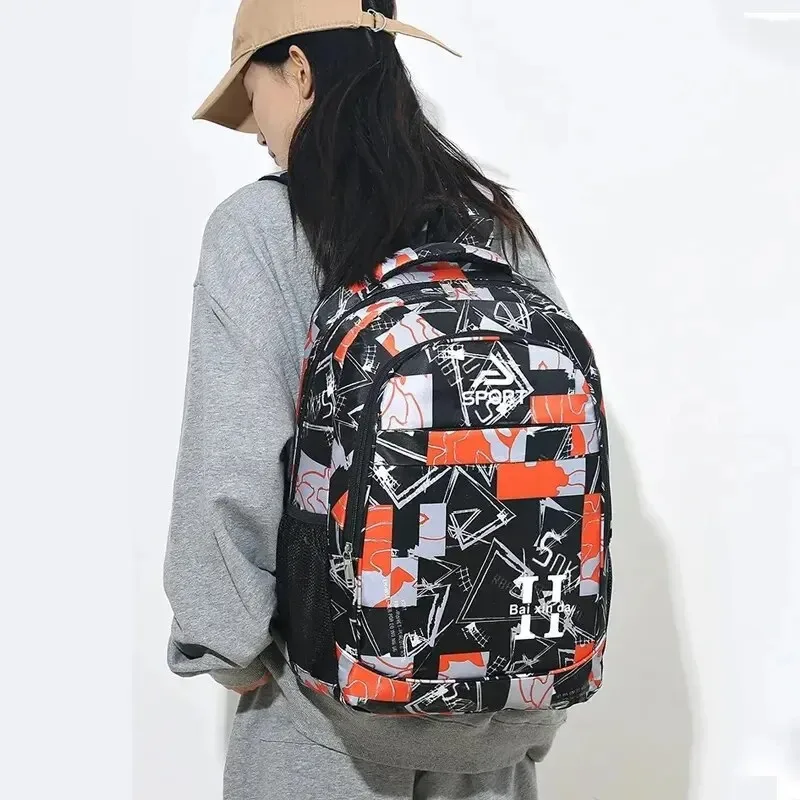 Rilibegan Large Travel Bag for Teenagers Schoolbag Female New Fashion Backpack Brand Classic Nylon Computer Casual Backpack Bag 6