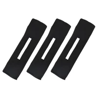 3 Pcs Headband Twisting Bowknot Hair Curler Tool Accessories Crimper Bun Maker Black Hairbands Fashion Wrap Fabric 1