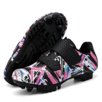 Road Bike Shoes Women Flat MTB Cycling Sneakers Self-locking Racing Bicycle Shoe Cleat Mountain SPD Clits Footwear 37-42 1
