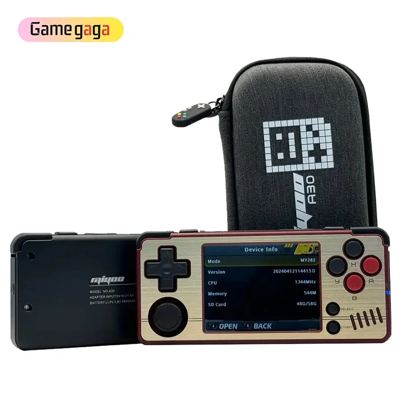 MIYOO A30 Portable Retro Handheld Game Console 2.8'' IPS Screen Linux System game players Vibration Motor Kids Gifts