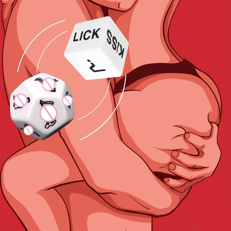 Adult Funny Sex Dice 12 Sides Sex Toys For Women Couples Adult Games Sex Romance Love Humour Gambling Erotic Craps Dice Bar Gift