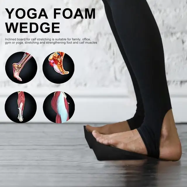 Lightweight And Portable Non-slip Stretch Slant Boards Squat Ramp Yoga Wedge Blocks Lightweight Squat Wedge Wrist Lower Back 2