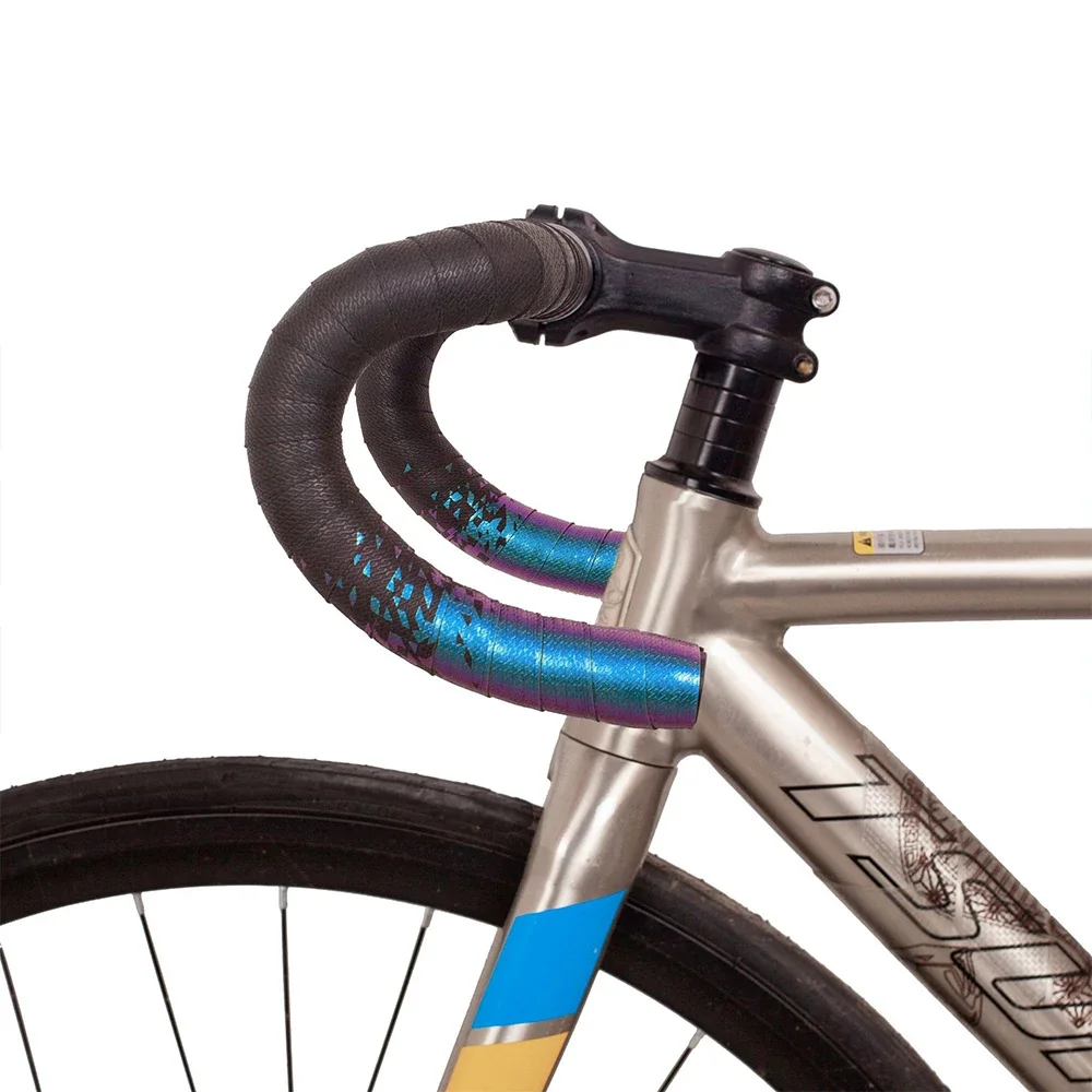 Road Handlebar Tape Dead Fly Gradient Bicycle Handlebar Belt Leather Breathable Reflective Wrap bike handlebar tape