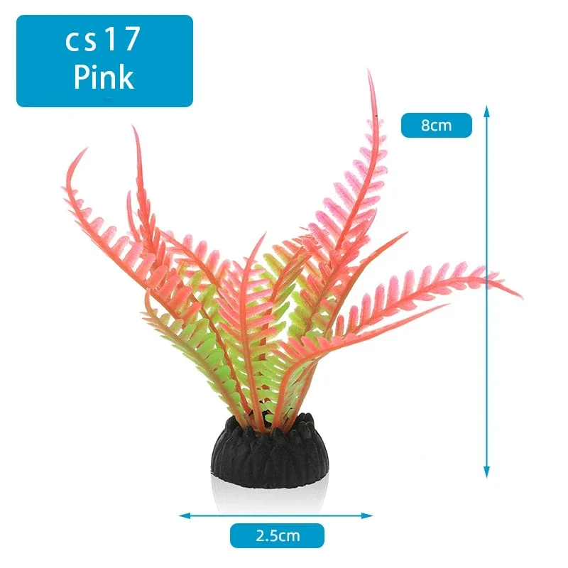 Artificial Plants Artificial Aquarium Plants Simulation Artificial Plants PVC Underwater Water Weed Flower Grass Aquarium Decoration