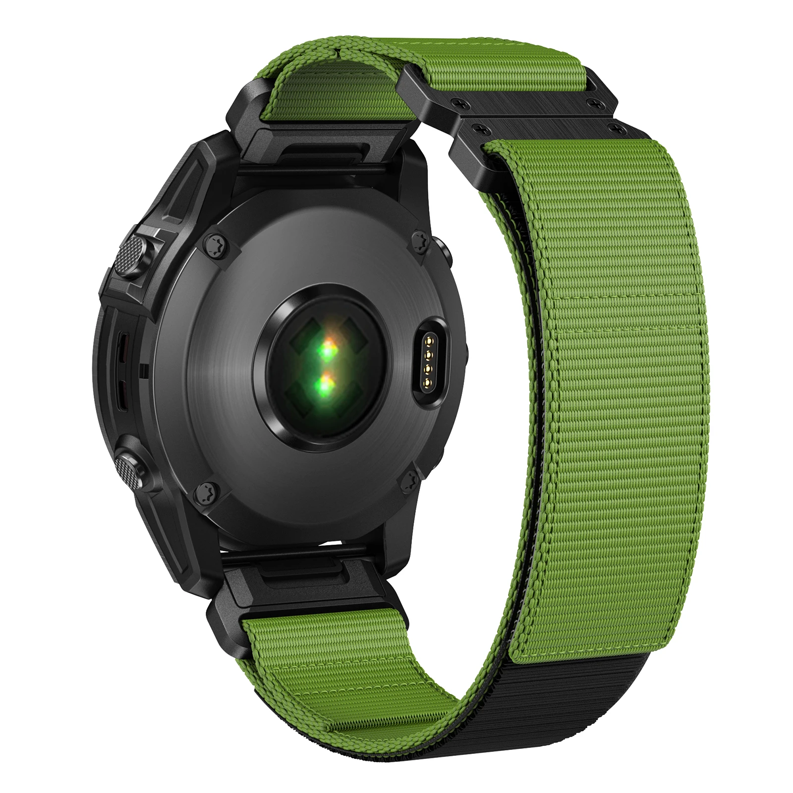 26mm Adhesive Braided Strap for Garmin Fenix 7X 6X Pro 5X Adhesive Nylon Strap Enduro 2 Mk2 D2 Nylon Replacement Wrist Strap