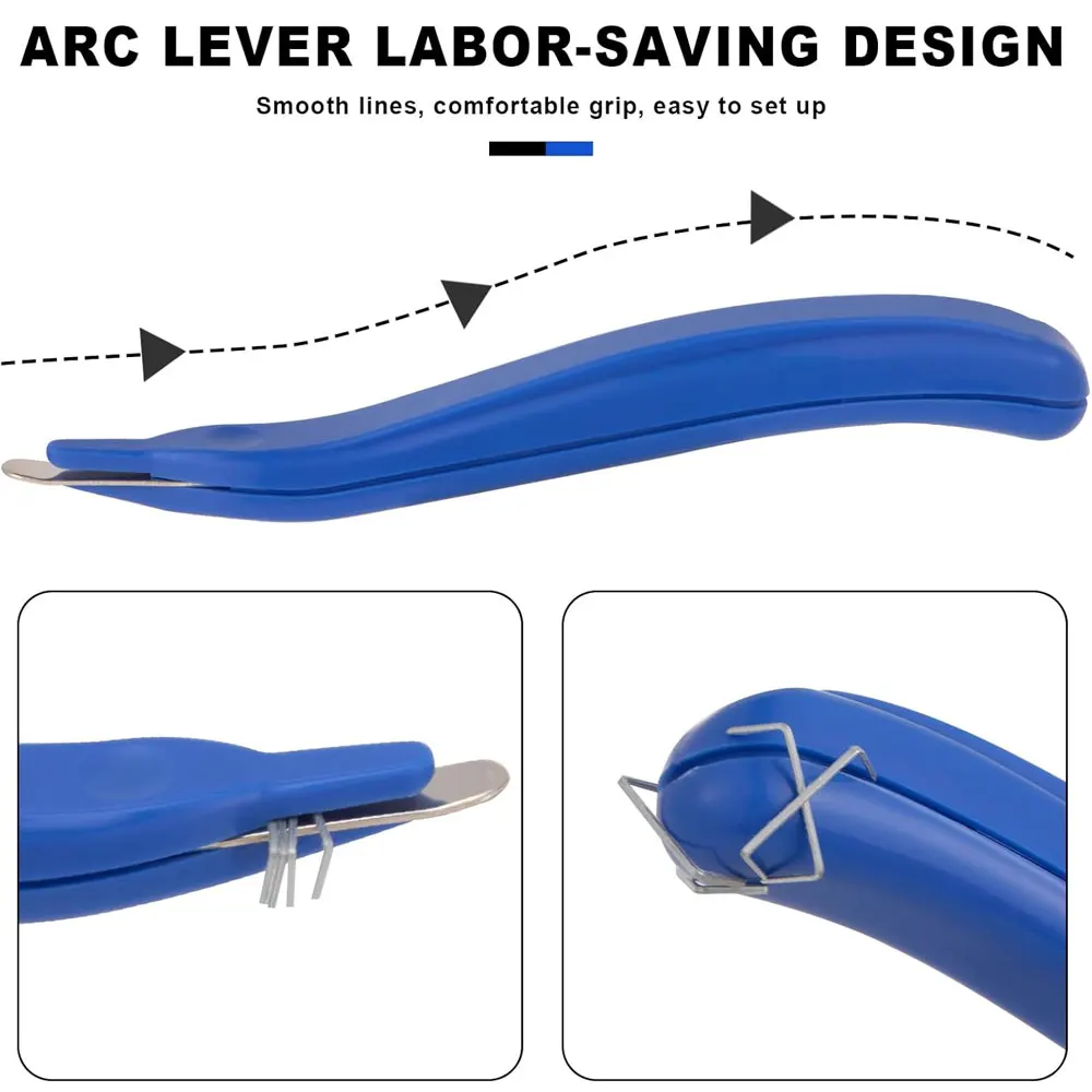 1팩 자석식 스테이플 제거기 - 편리한 그립감과 사용을 위한 고무 손잡이가 있는 인체공학적 디자인, 학교 및 사무실에 적합합니다.