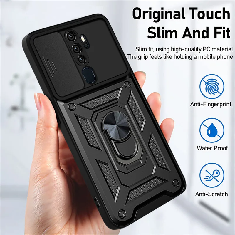 LuluMain Compatibile con Oppo A9 (2020) Cover, Custodia Armor