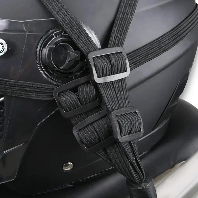 Motorcycle Helmet Rope High-strength Elastic Luggage Rope Professional Net Sundry 60CM