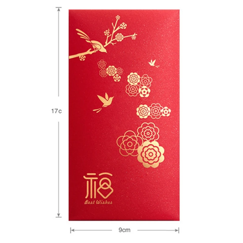 24Pcs/Set Year Of The Tiger New Year Red Packet Chinese Traditional Spring Festival Red Packet Lucky