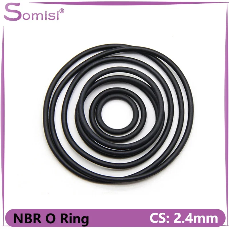 10-50Pcs-NBR-O-Ring-Gasket-Thickness-Black-CS-2-4mm-OD-6-180mm-Nitrile ...