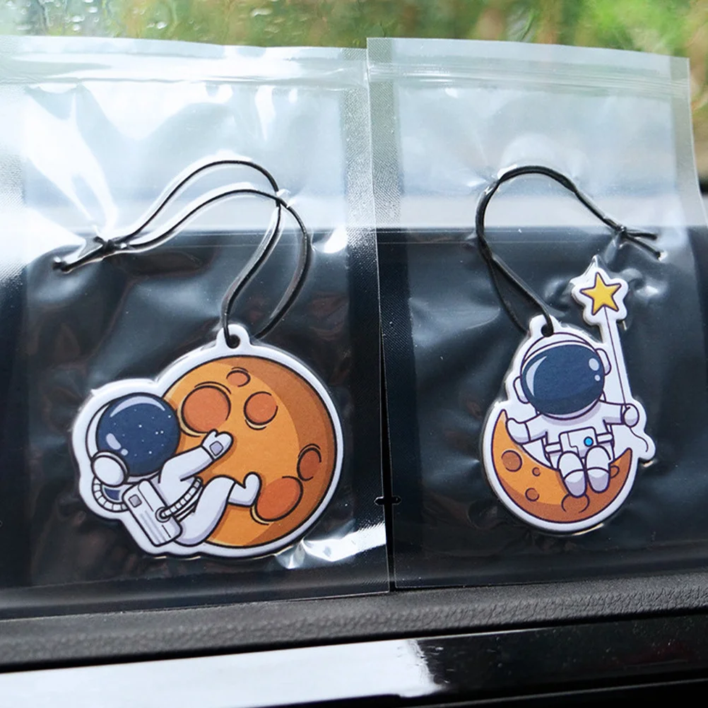

12Pcs Car Air Fresheners Astronauts Pendant Rearview Mirror Hanging Air Fresheners