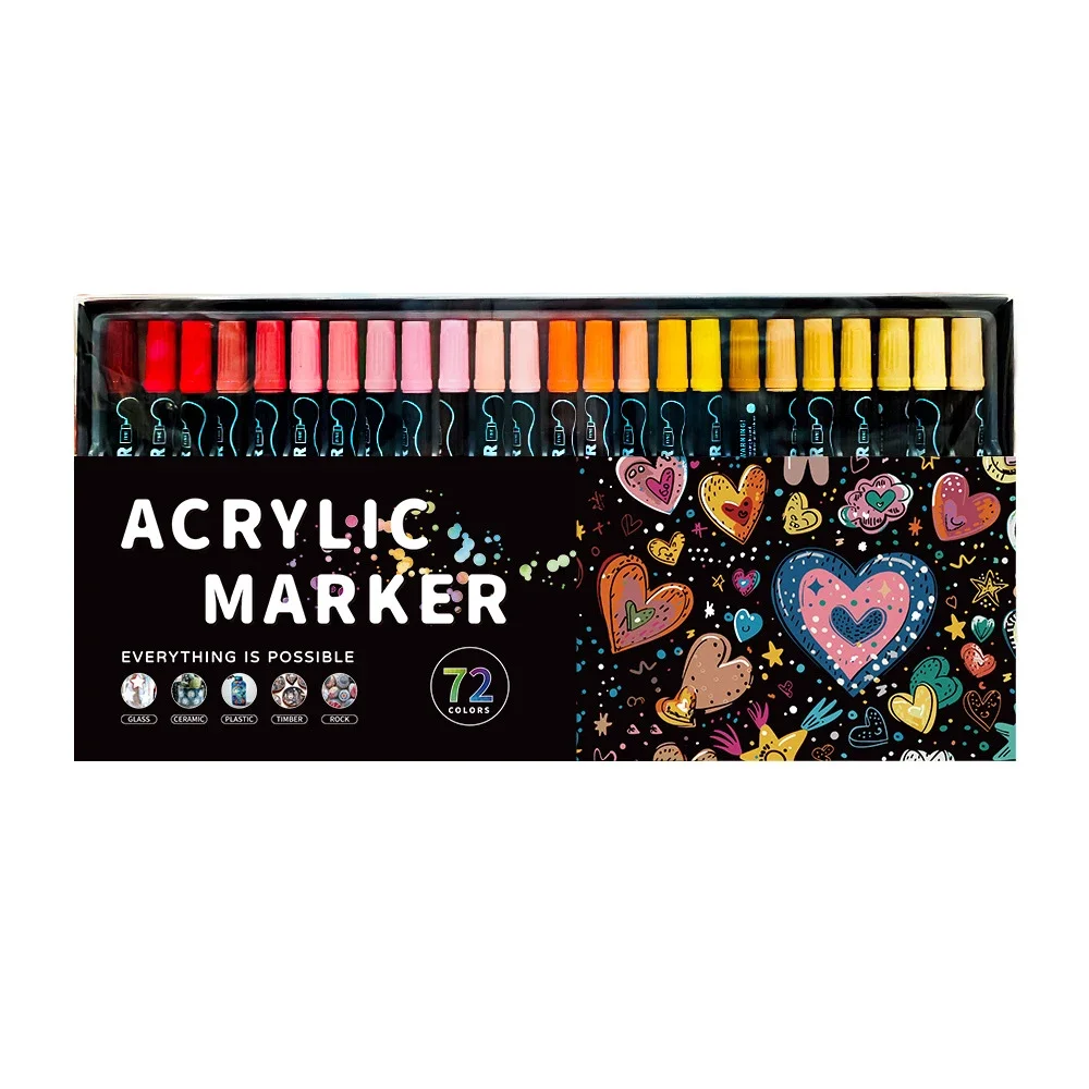 アクリルマーカー Amazon.co.jp: アートマーカー アクリルマーカーペン アクリル