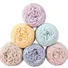 1Pc 100g Colorful Velvet yarn for hand knitting Crochet Chenille yarn Thick line Crocheting slipper bag amigurumi blanket thread 1