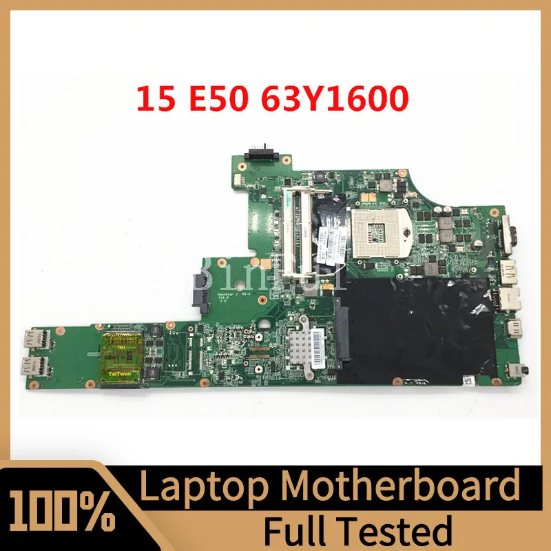 DAGC6AMB8H0 Mainboard For LENOVO ThinkPad Edge 15 E50 laptop Motherboard 63Y1600 DDR3 100% Fully Tested Working Well