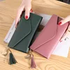 Long Women Wallet Female Purses Tassel Coin Purse Card Holder Wallets Female Pu Leather Clutch Money Bag PU Leather Wallet 1