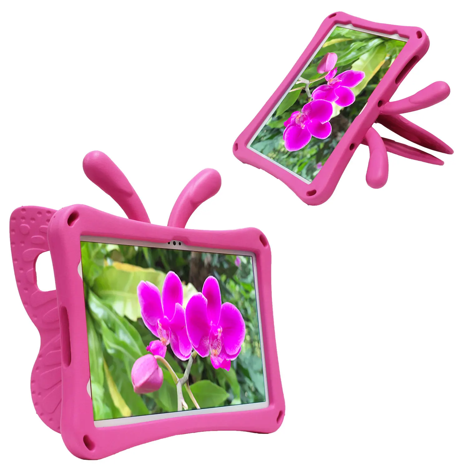 Kids  EVA Case with Cute Cartoon 3D Butterfly Stand Cover