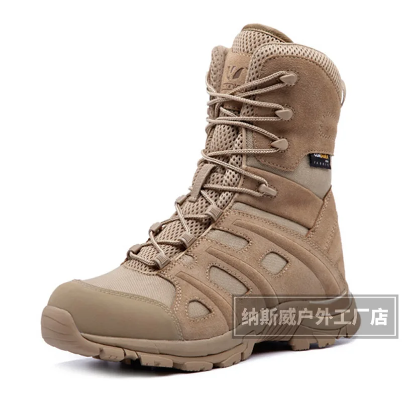 Tanie Outdoor buty wojskowe męskie damskie wysokie buty wojskowe buty taktyczne pustynne buty
