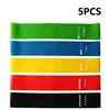 5PCS Rubber Bands for Fitness Resistance Strips for Training Elastic Band for Pulling Up Pull-up Band Exercise Leagues LLD04 6