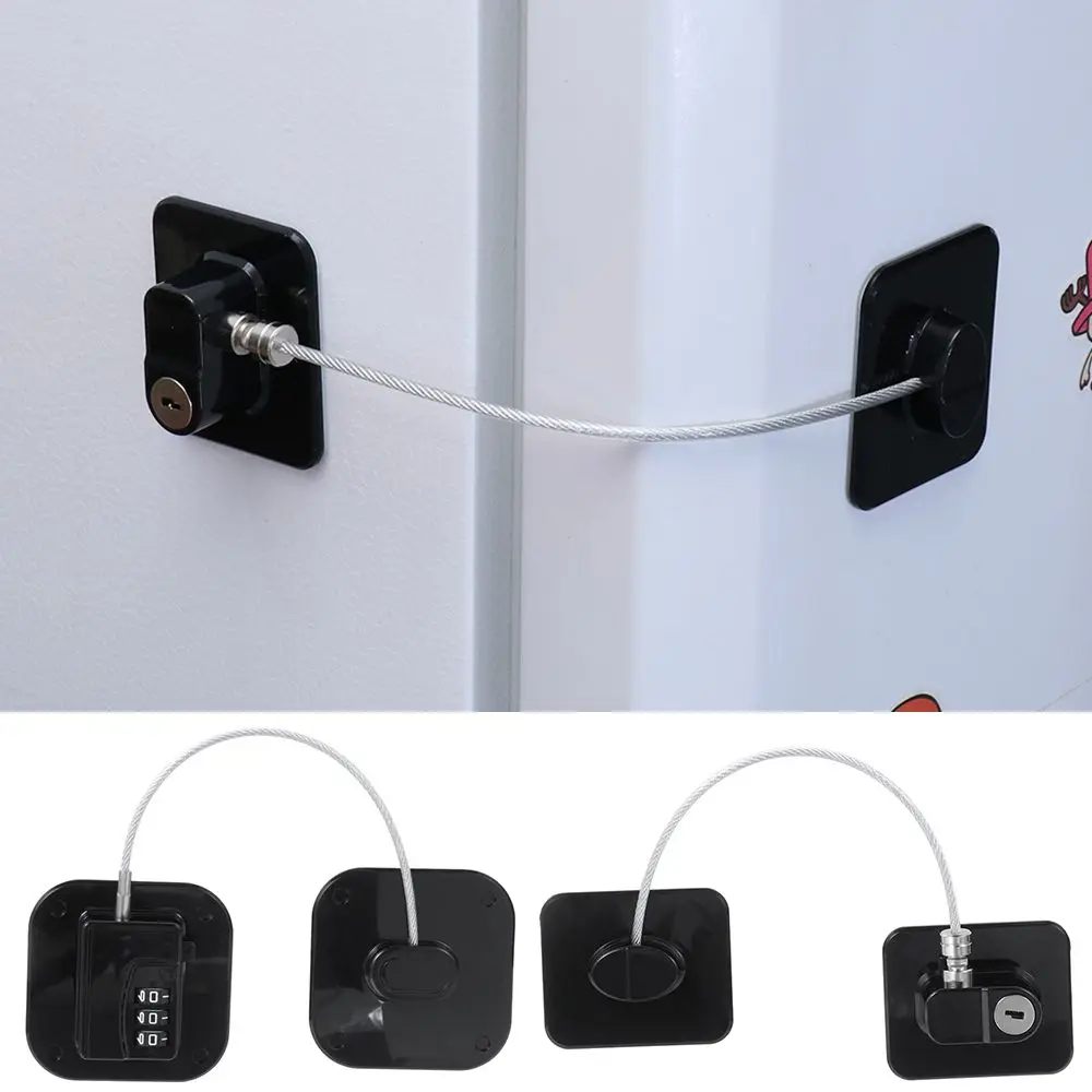 

Infant Sliding Closet Baby Safety Refrigerator Lock Digital Password Cabinet Locks With Metal Key or Coded Lock