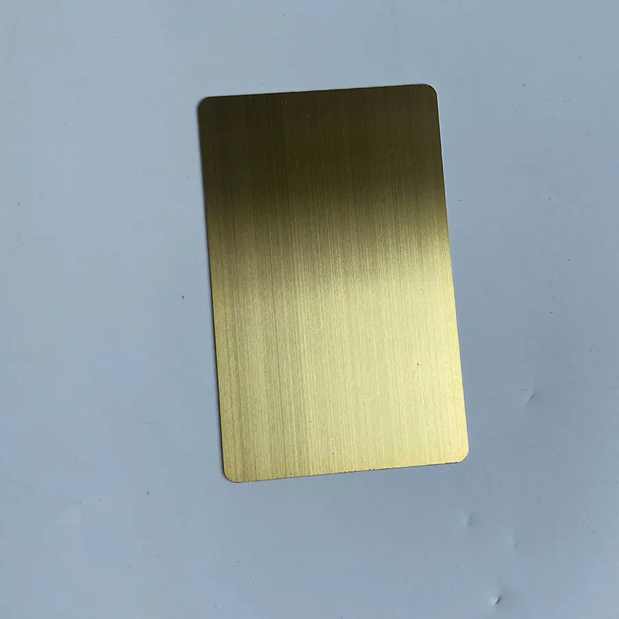 Stainless Steel 304 Material Blank Metal Business Card 5pcs