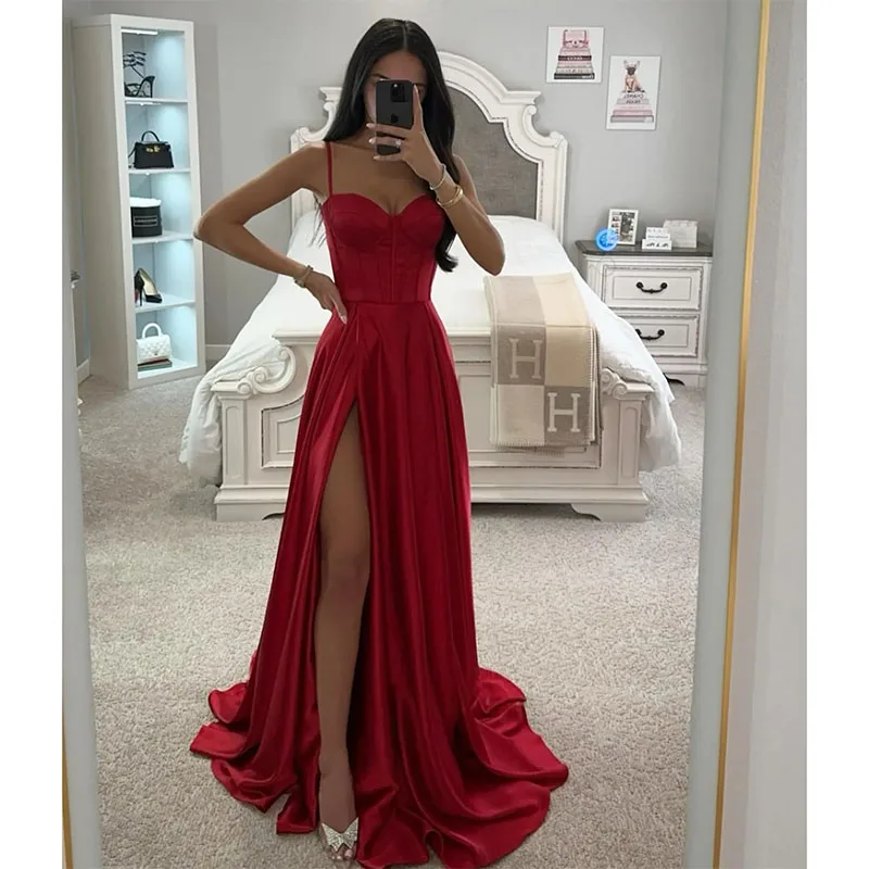 Fiesta Rojos Aliexpress Vestidos Rojos Personalizar Sexy Rojo A